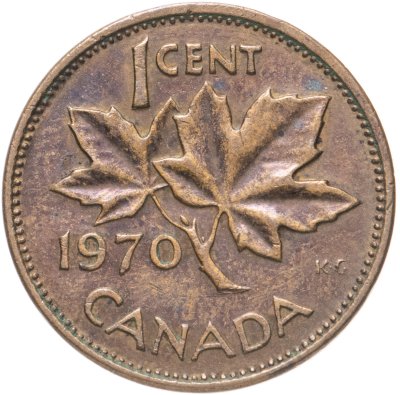 купить Канада 1 цент (cent) 1970