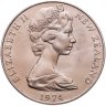 Купить Новая Зеландия 1 доллар (dollar) 1974 "День Вайтанги - День Новой Зеландии"