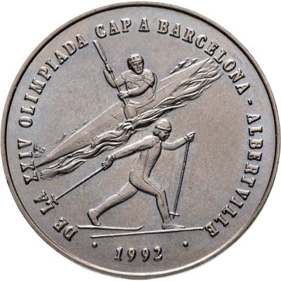 купить Андорра 2 динера (diners) 1987 "XXV летние Олимпийские Игры и XVI зимние Олимпийские игры"