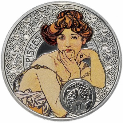 купить Остров Ниуэ 1 доллар 2011 "Знаки зодиака - Рыбы"