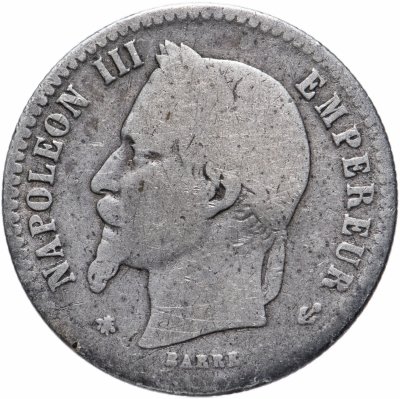 Купить Франция 50 сантимов (centimes) 1867 A