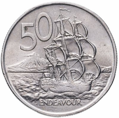 купить Новая Зеландия 50 центов (cents) 1973