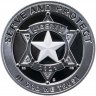 Купить США 50 центов (1/2 доллара, half dollar) 2021 "Национальный мемориал и музей правоохранительных органов", в подарочном футляре с сертификатом подлинности