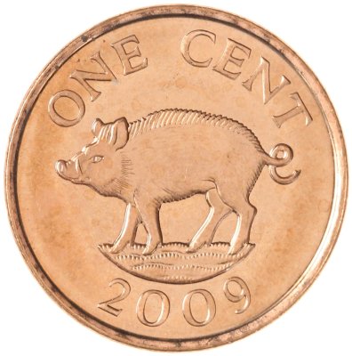 купить Бермуды 1 цент (cent) 2009