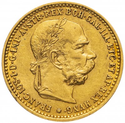 Купить Австро-Венгрия 10 крон (corona) 1896