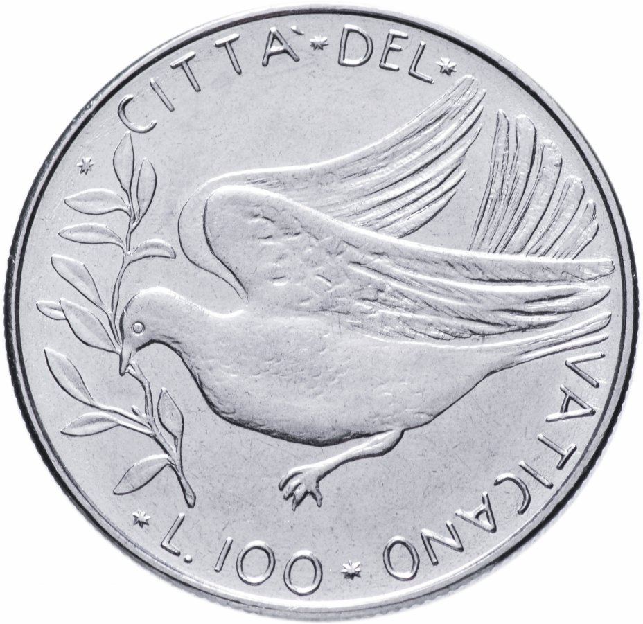 купить Ватикан 100 лир (lire) 1977