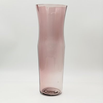 купить Ваза цилиндрической формы марганцевого оттенка, цветное стекло, СССР, 1970-1990 гг.