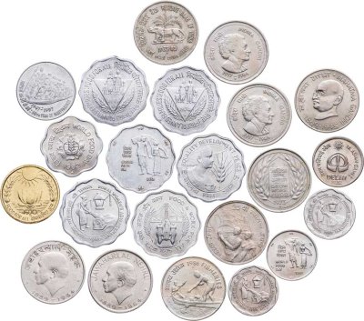 купить Индия набор монет 1964-1997 (22 штуки)
