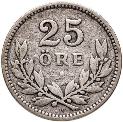 купить Швеция 25 эре (ore) 1910