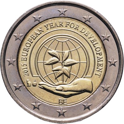 купить Бельгия 2 евро 2015 "Европейский год развития"