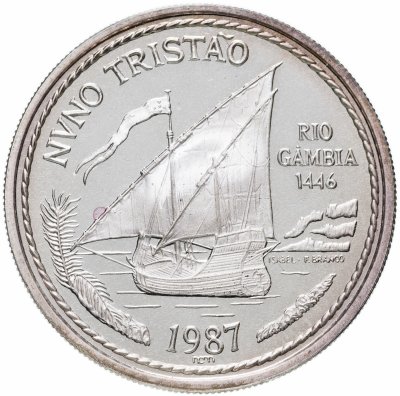 купить Португалия 100 эскудо (escudos) 1987 "Золотой век открытий - Нуну Триштан"