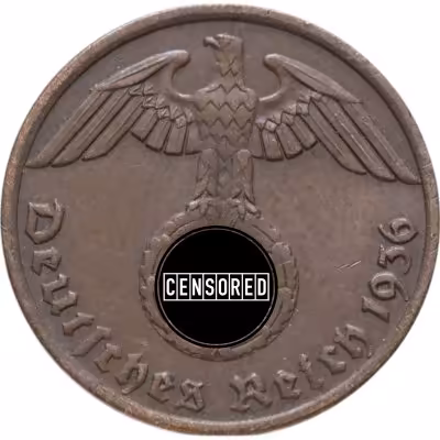 купить Германия (Третий рейх) 1 рейхспфенниг (reichspfennig) 1936 A