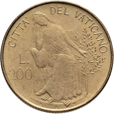 купить Ватикан 200 лир (lire) 1979