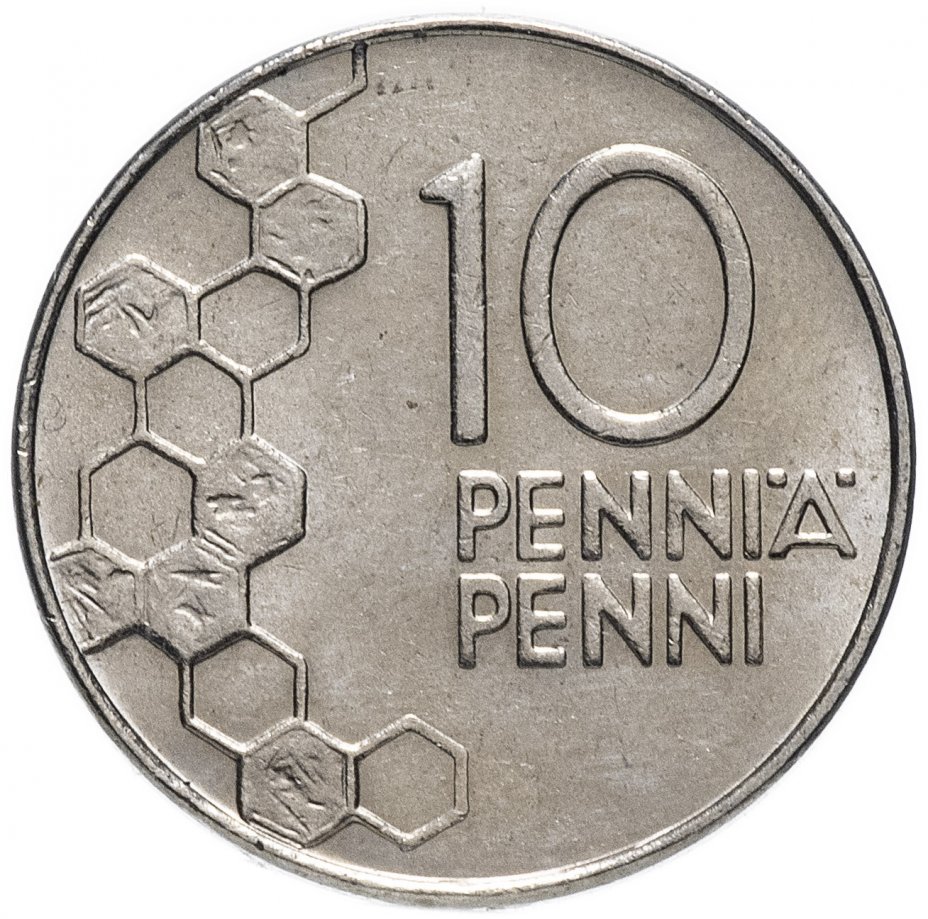 купить Финляндия 10 пенни (pennia) 1990-2000