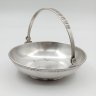 Купить Орешница круглой формы с ручкой, мельхиор (медь-никель), Московский завод ювелирных и металлических изделий (МЮЗ), СССР, 1970-1980 гг.