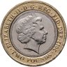 Купить Великобритания 2 фунта (pounds) 2012 200 лет со дня рождения Чарльза Диккенса