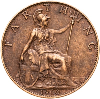 купить Великобритания 1 фартинг (farthing) 1900