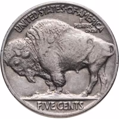 купить США 5 центов (cents) 1937 Buffalo Nickel Без отметки монетного двора