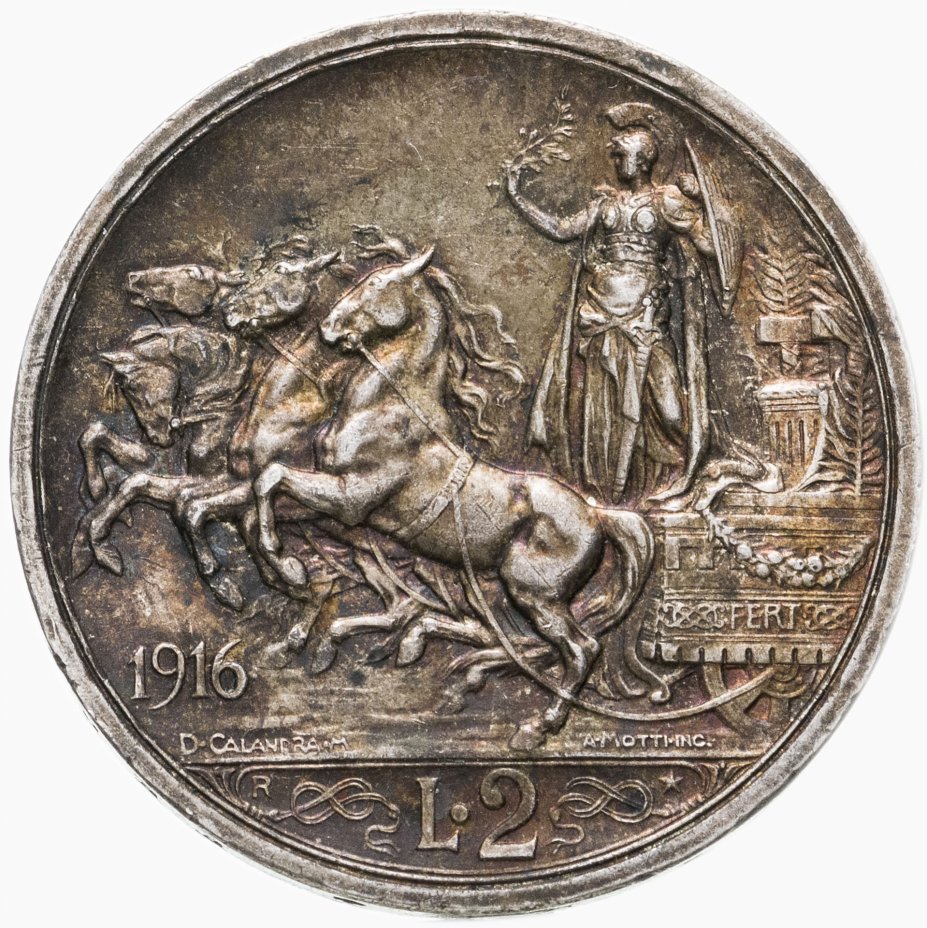 купить Италия 2 лиры 1916