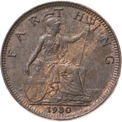 купить Великобритания 1 фартинг (farthing) 1930