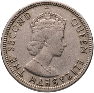 купить Маврикий Британский 1/4 рупии (rupee) 1971, Елизавета II