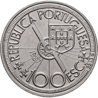 купить Португалия 100 эскудо (escudos) 1987 Золотой век открытий - Диогу Кан