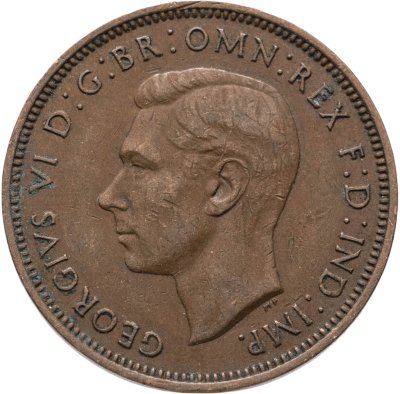 купить Великобритания 1 пенни (penny) 1947