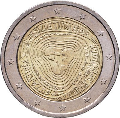 купить Литва 2 евро (euro) 2019 "Сутартинес - Народные литовские многоголосные песни"