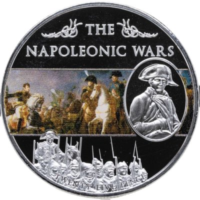 купить Остров Святой Елены 25 пенсов 2013 "Битва под Аустерлицем"
