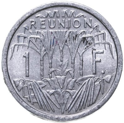 купить Реюньон (заморский регион Франции) 1 франк (franc) 1964
