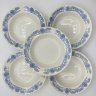Купить Набор суповых тарелок на 5 персон, фаянс, Конаковский фаянсовый завод им. М.И. Калинина (ЗиК Конаково), СССР, 1974-1991 гг.