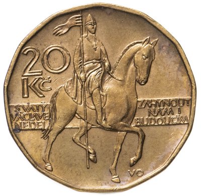 купить Чехия 20 крон (korun) 2002