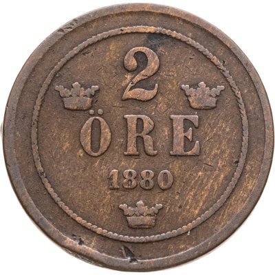 купить Швеция 2 эре (ore) 1880