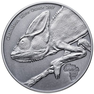 купить Конго 1000 франков 2017 "Хамелеон", в футляре, с сертификатом