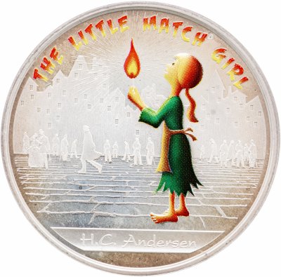 купить Фиджи 1 доллар (dollar) 2010 "Сказки Ганса Христиана Андерсена - Девочка со спичками"