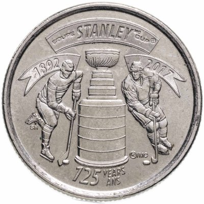 купить Канада 25 центов 2017 "125 лет Кубку Стенли"