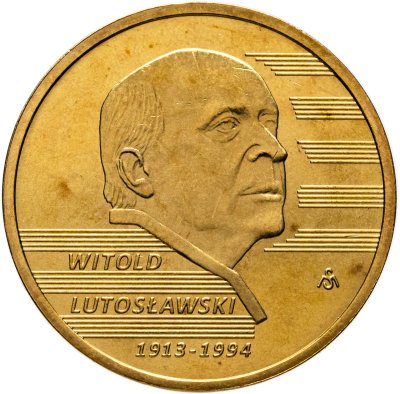 купить Польша 2 злотых 2013 "100 лет со дня рождения Витольда Лютославского"