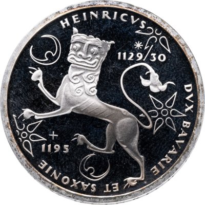 купить Германия 10 марок 1995 F "800 лет со дня смерти Генриха Льва"