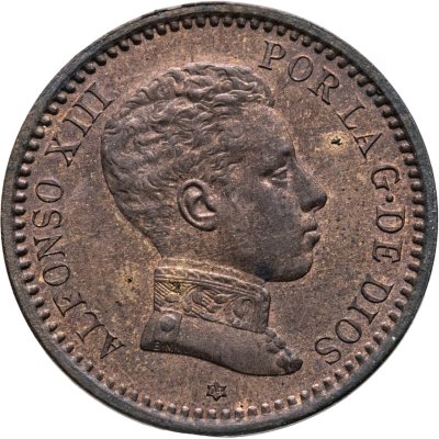 купить Испания 2 сентимо (centimos) 1904