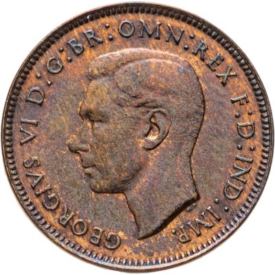 купить Великобритания 1 фартинг (farthing) 1941