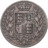 Купить Великобритания 1/2 кроны (crown) 1876