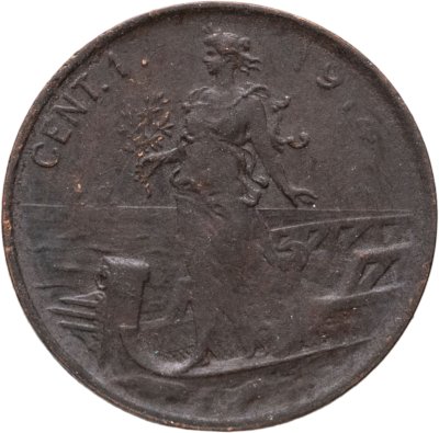купить Италия 1 чентезимо (centesimo) 1912