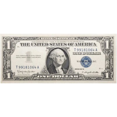 купить США 1 доллар 1957 B года