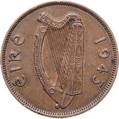 купить Ирландия 1 пенни (penny) 1943