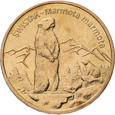 купить Польша 2 злотых (zlote) 2006 "Всемирная природа - Сурок"