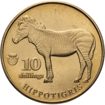 купить Нигерия, Биафра - 10 шиллингов 2020 года "Зебра" Фауна Жетон