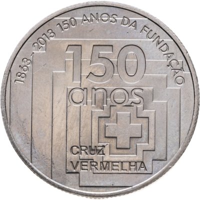 купить Португалия 2,5 евро (euro) 2013 "150 лет Португальскому Красному Кресту"