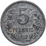 Купить Германия "Бонн" 5 пфеннигов 1917 нотгельд