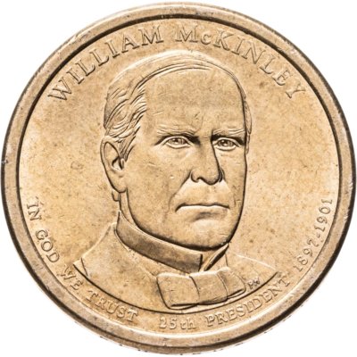 купить США 1 доллар (dollar) 2013 D Президент США - Уильям Мак-Кинли (1897–1901) знак монетного двора: "D" - Денвер