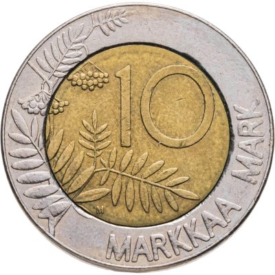 купить Финляндия 10 марок (markkaa) 1994